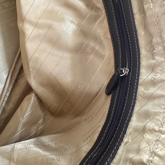 Stylish Brown and Tan Tote Bag - Picture 4 of 5